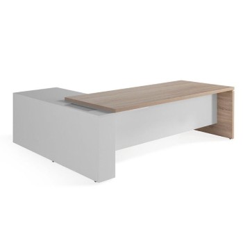 Mesa despacho G3 Premium de JGorbe en olmo y blanco