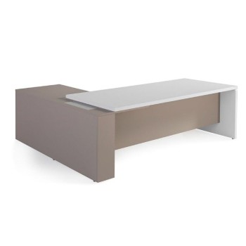 Mesa despacho G3 Premium de JGorbe en blanco y arena