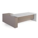 Mesa despacho G3 Premium de JGorbe en blanco y arena