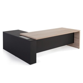 Mesa despacho G3 Premium de JGorbe en olmo y negro