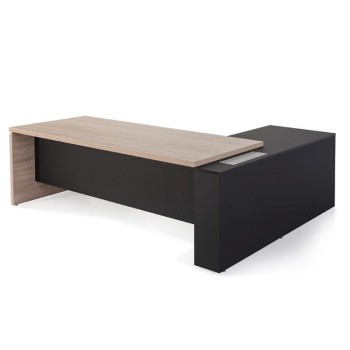Mesa despacho G3 Premium de JGorbe en olmo y negro