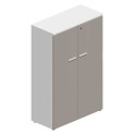 Armario oficina con puertas serie G3 de jgorbe en blanco y arena