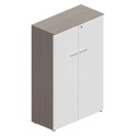 Armario oficina con puertas serie G3 de jgorbe en olmo y blanco