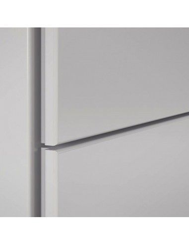 Detalle cajones de la cajonera metálica 3 cajones de Gapsa en gris Detalle cajones de la cajonera metálica 3 cajones de Gapsa en gris