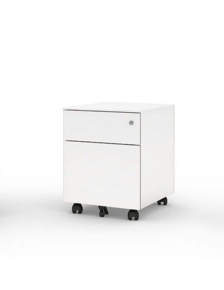 Cajonera archivador 2 cajones de Gapsa en color super blanco