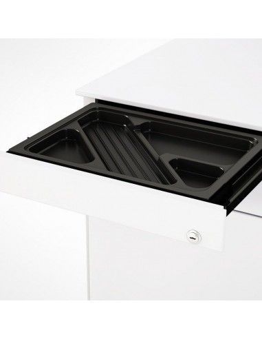 Detalle cajón portalápices de cajonera oficina Gapsa