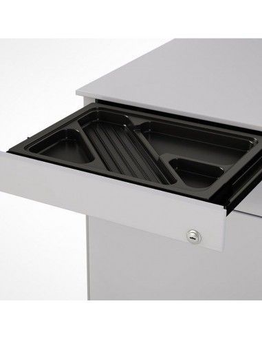 Detalle cajón portalápices de cajonera oficina Gapsa