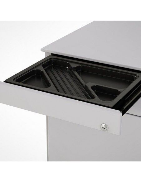 Detalle cajón portalápices de cajonera oficina Gapsa