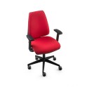 Silla escritorio Adapta de Dileoffice en rojo