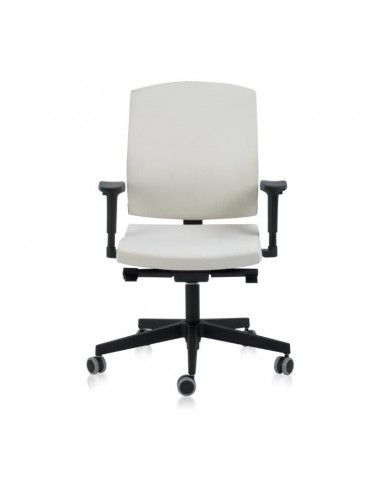 Silla oficina con respaldo alto Flexa de Dileoffice en blanco Silla oficina con respaldo alto Flexa de Dileoffice en blanco