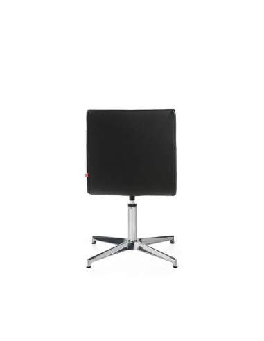 Sillon oficina Brooklyn de Dileoffice en polipiel negra