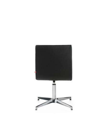 Sillon oficina Brooklyn de Dileoffice en polipiel negra