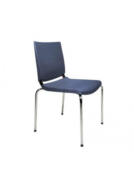 Silla confidente Atenea de Dileoffice en azul Silla confidente Atenea de Dileoffice en azul