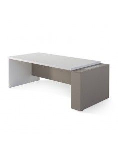 Mesa despacho G3 de JGorbe en olmo y negro 2