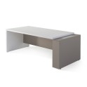 Mesa despacho G3 de JGorbe en blanco y arena