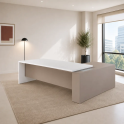 Mesa despacho G3 Premium de JGorbe en blanca y arena