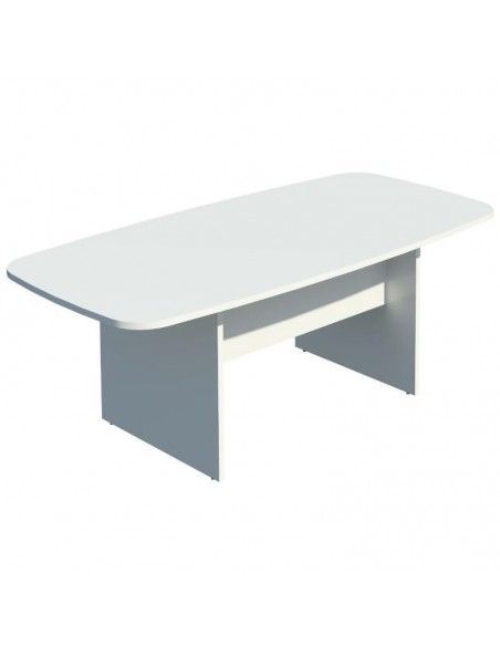 Mesa de reuniones rectangular de JGorbe en blanco Mesa de reuniones rectangular de JGorbe en blanco