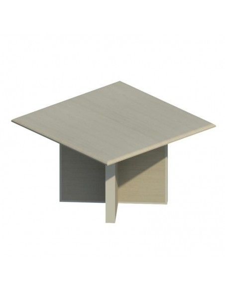Mesa de reuniones cuadrada serie Líder de JGorbe en bardolino