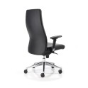 Sillon direccion XL de Dileoffice en piel negra