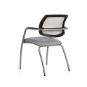 Silla confidente con brazos Urban de tecno-ofiss en gris
