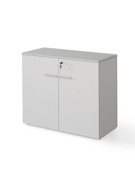 Armario oficina con puertas y cerradura en color gris de JGorbe Armario oficina con puertas y cerradura en color gris de JGorbe