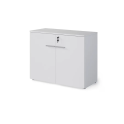 Armario oficina con puertas y cerradura en color blanco de JGorbe