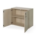 Armario oficina con puertas y cerradura en color acacia de JGorbe