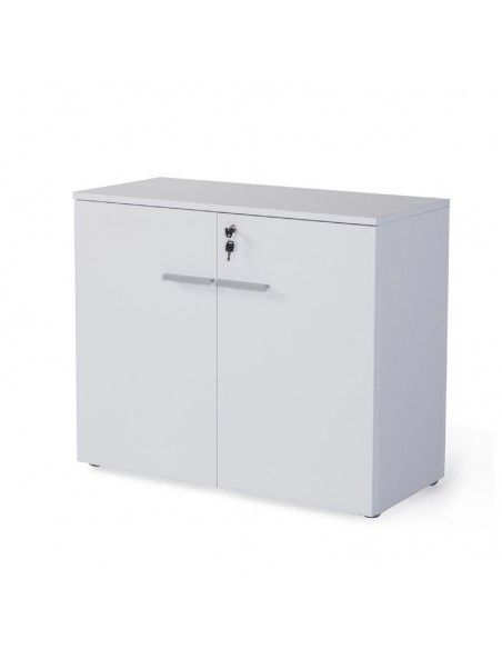 Armario oficina bajo con puertas de JGorbe en blanco Armario oficina bajo con puertas de JGorbe en blanco