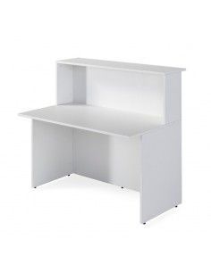 Mostrador recepcion blanco Basic de JGorbe en 120 cm. ancho 2