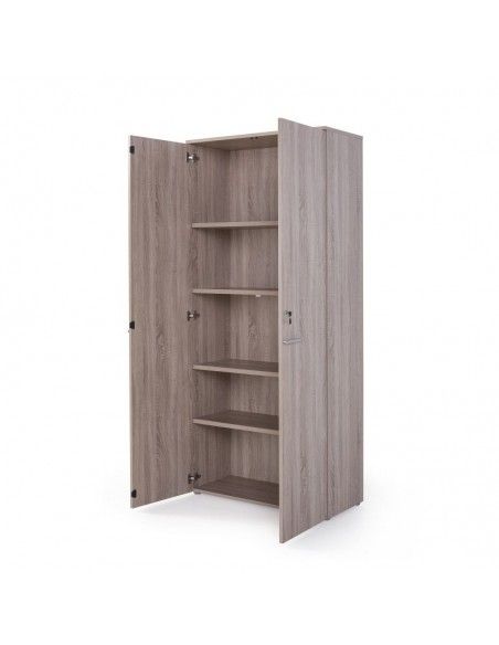 Armario oficina de madera alto con puertas de JGorbe entrega express
