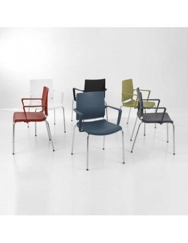 Sillas confidente con brazos Atenea de Dileoffice Sillas confidente con brazos Atenea de Dileoffice