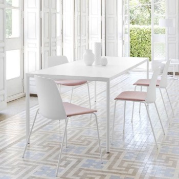 Silla confidente Unnia de inclass en color blanco