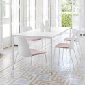 Silla confidente Unnia de inclass en color blanco