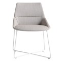 Silla confidente diseño Dunas XS de Inclass con pie de varilla