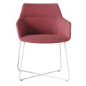 Silla confidente pie varilla Dunas XS de Inclass