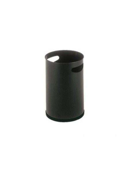 Papelera oficina con asas de Sie en color negro Papelera oficina con asas de Sie en color negro