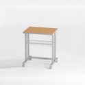 Mesa auxiliar para impresora de systemtronic en color madera