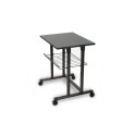 Mesa auxiliar para impresora de systemtronic en gris