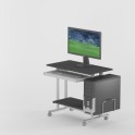 Mesa de escritorio pequeño para ordenador de systemtronic