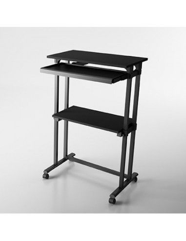 Mesas escritorio pequeño para ordenador de systemtronic con bandeja teclado