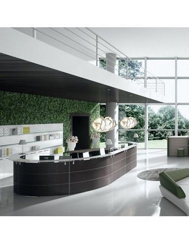 Mostradores recepcion Abako de Della Valentina