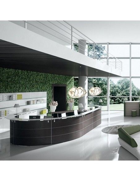 Mostradores recepcion Abako de Della Valentina