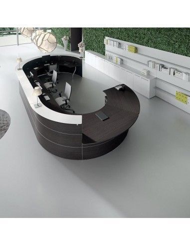 Mostradores recepcion Abako de Della Valentina