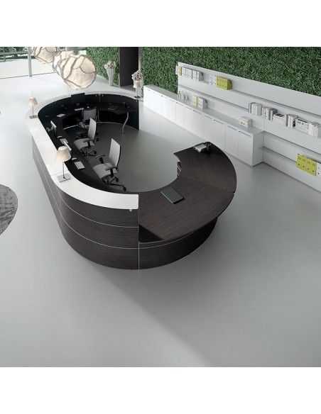 Mostradores recepcion Abako de Della Valentina