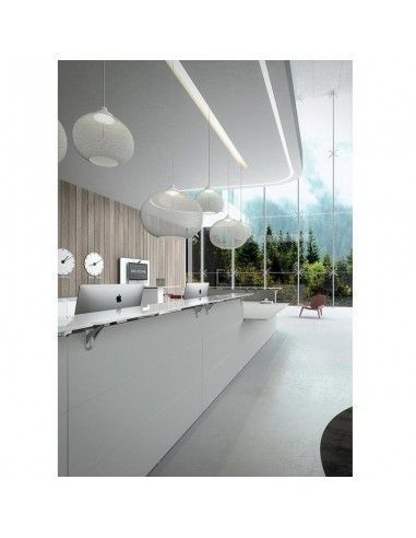 Mostradores recepcion Abako de Della Valentina