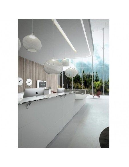 Mostradores recepcion Abako de Della Valentina