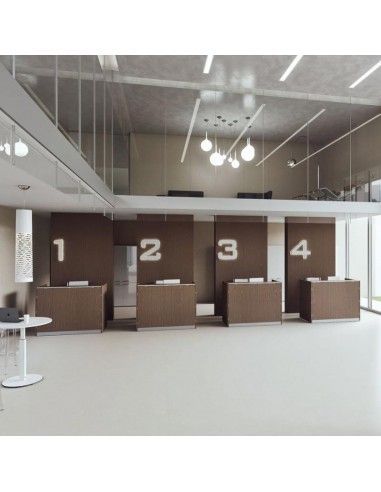 Mostrador recepcion italiano Qubo de Della valentina