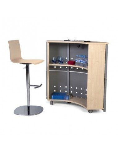 Mostrador recepcion circular Welcome de Rocada Mostrador recepcion circular Welcome de Rocada