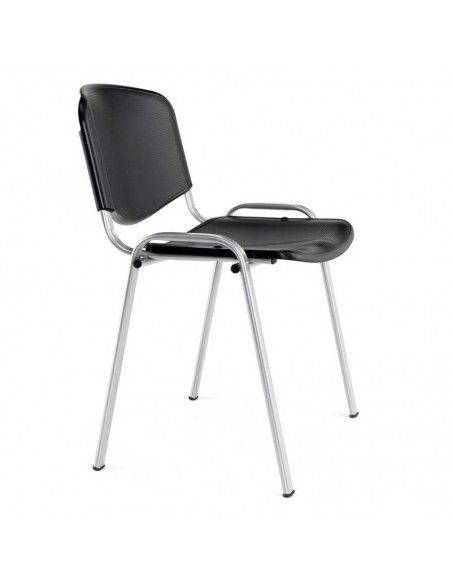 Silla escritorio sin ruedas modelo Xauen de pvc. Silla escritorio sin ruedas modelo Xauen de pvc.