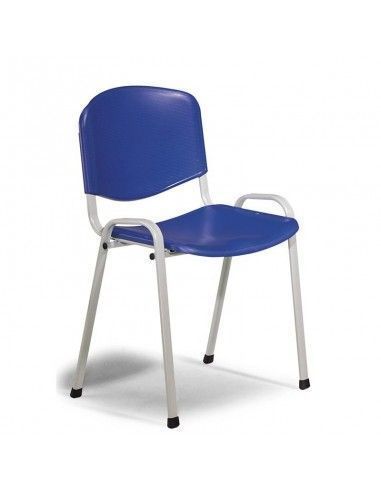 Silla escritorio sin ruedas modelo Xauen de pvc. Silla escritorio sin ruedas modelo Xauen de pvc.